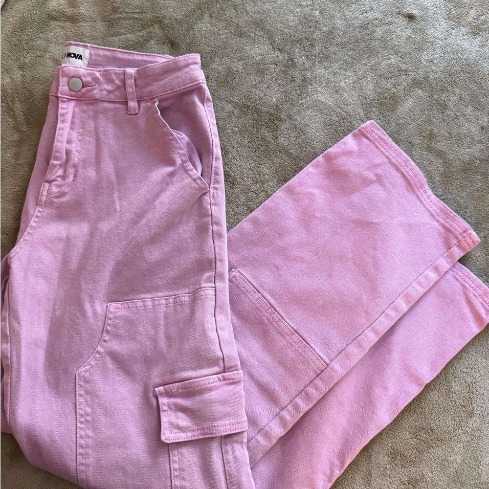 Fashion Nova Mauve Utility Trousers